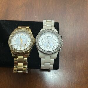 2 Michael Kors Bling Watches